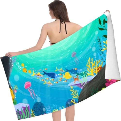 Générique Beach Towel - Quick Dry Microfiber Bath Towel, Comfort Good Water — view 6