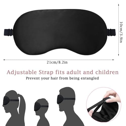 Luoqun88 100% Blackout Sleep Mask—Zero Eye Pressure Eye Mask — view 2