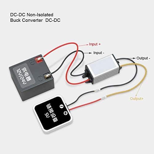DC-DC 12 V/24 V to 5 V 3 A Adjustable Voltage Regulator Power Supply Module Expandable Stable Performance — view 2
