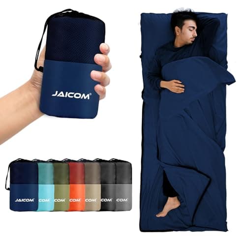JAICOM Sleeping Bag Liner, Ultralight Travel Sheets, Soft & Portable