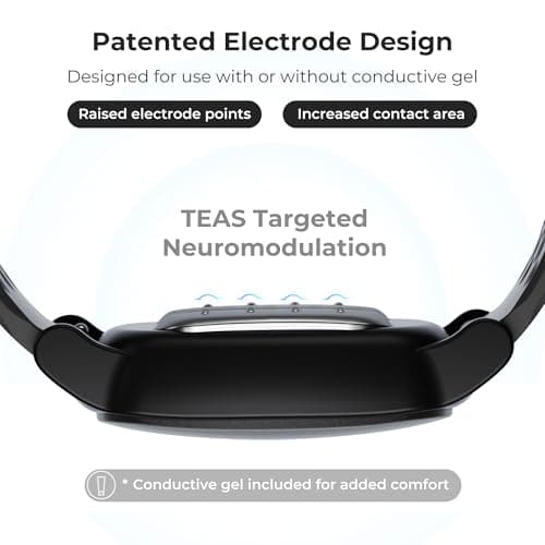 EmeTerm Explore Active FDA-Cleared Anti-Nausea Wristband Nickel-Free 5m Dive Ready Motion Sickness Relief Band Non-drowsy Drug-Free Rechargeable Fluoroelastomer Strap for Salt-Water Resistance — view 5