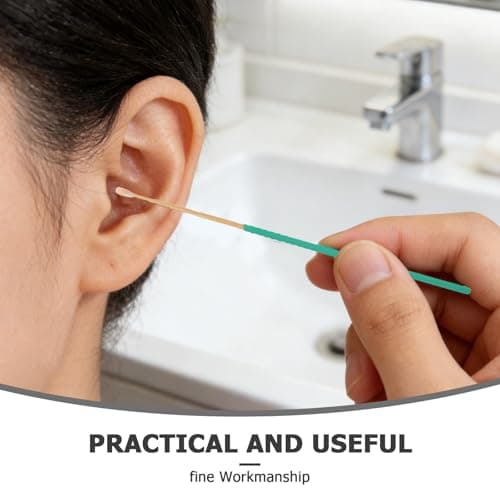 MUSISALY Ear Wax Cleaning Kit 10Pcs Bamboo with Non-Slip Rubber Handles, Earwax Removal Tools for Personal Hygiene and Travel — view 3