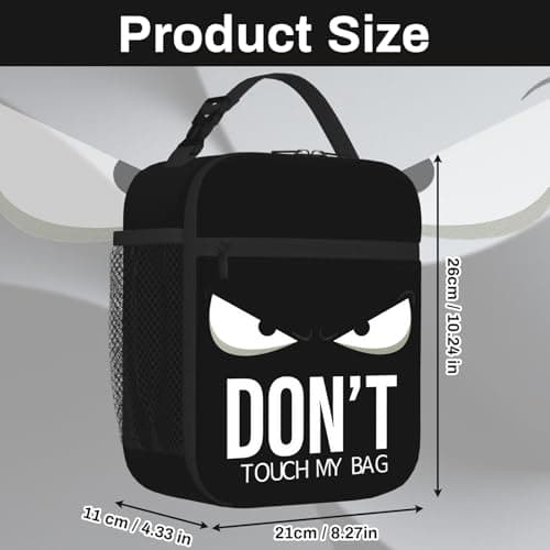 Vixano Cool Lunchbox, Angry Print Themed Lunch Bag Kids, Waterproof Boys Lunch Bag, Insulated Lunch Bag Kids for School Picnic Travel Beach, Gamer Gift for Boys — view 2