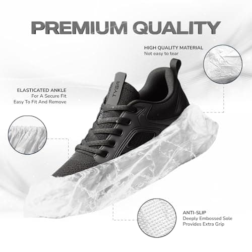 TYGA STORE 30 Pieces Disposable Shoe Covers - White — view 5
