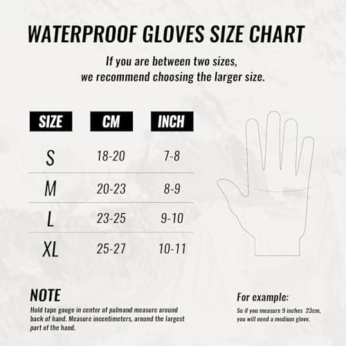 LEAKDRY Waterproof Merino Wool Touchscreen Gloves – 3-Layer Thermal Suitable for Winter Gloves with Nylon Outer, Windproof & Breathable for Outdoor Sports,Cycling,Hiking,Skiing Unisex (Grey, M) — view 4