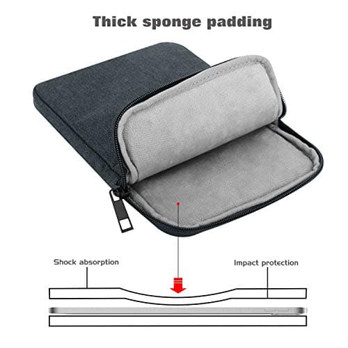 MoKo 13 Inch Tablet Sleeve Bag with Soft Padded Lining — view 4