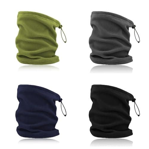 Swift Wear Unisex Thermal Fleece Neck Warmer – Winter Snood Tube Scarf for Cycling, Motorbike, Skiing, Running & Outdoor Use (Olive Green) — view 4