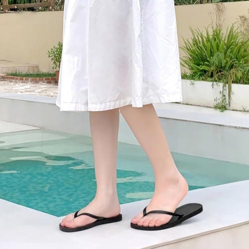 JoWebb Quick-Dry Unisex Flip Flops for Adults - Beach Pool Shoes with Non-Slip Sole | Lightweight Summer Sandals for Women Men Outdoor Swimming — view 2