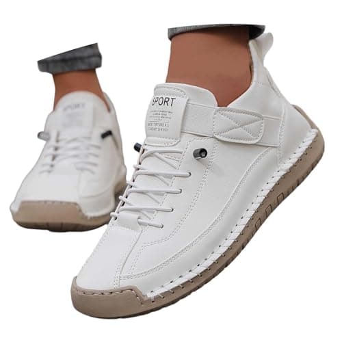 Memory Foam Comfortable Slip on Sneakers for Women Extra Wide Orthopedic Sports Shoes for Women Arch Support Comfortable Running Casual Sneakers Tennis Stylish Cushioned Traveling White — view 3