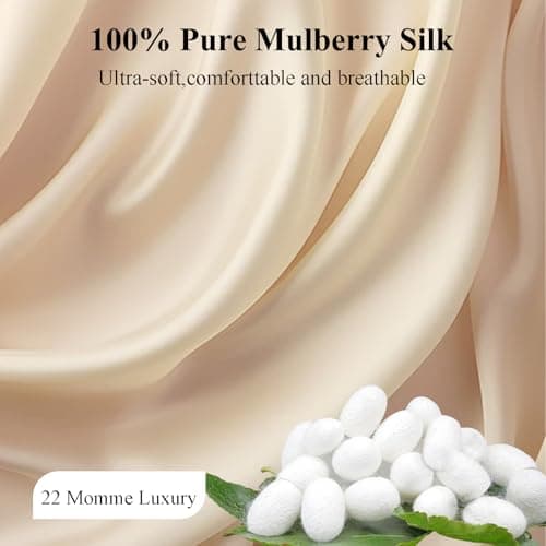 HIDOLL Blackout Silk Sleep Eye Mask for Women Men 100% Natural Mulberry — view 2