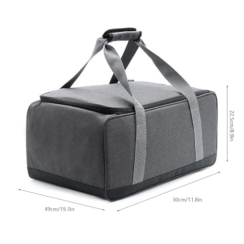 YUYTE Camping Cooking Utensils Set Bag, Camping Storage Bag with Movable Partitions for Campers and Backpackers, for Travel, Picnics, Camping, BBQs (L) — view 4
