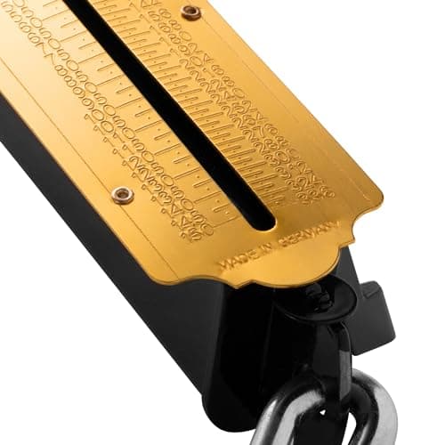 Jazooli Hanging Weight Scale - Commercial, Luggage Scale, Suitcase Weighing Scales with Metric and Imperial Measurements -Heavy Duty Design Camping & Travel Essentials 150 KG — view 5