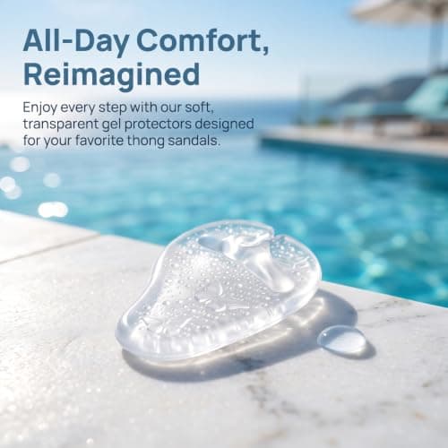 Gel Toe Post Protectors for Flip Flops, Ball of Foot Cushions — view 4