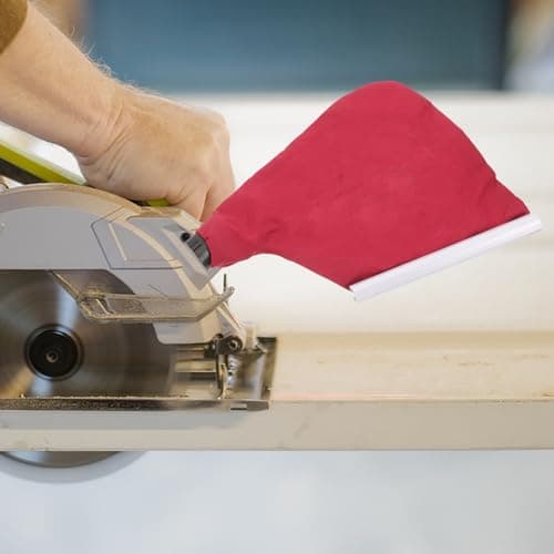 Red Fabric Dust Bag for Sander, Lightweight Large Capacity, Easy — view 4