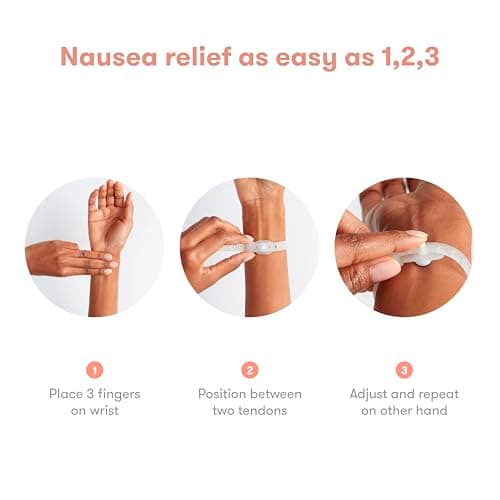 Frida Mom Nausea Bands for Morning Sickness Relief, 24/7 Support Through Pressure Point Therapy, Includes 2 Bands and Storage Case — view 4