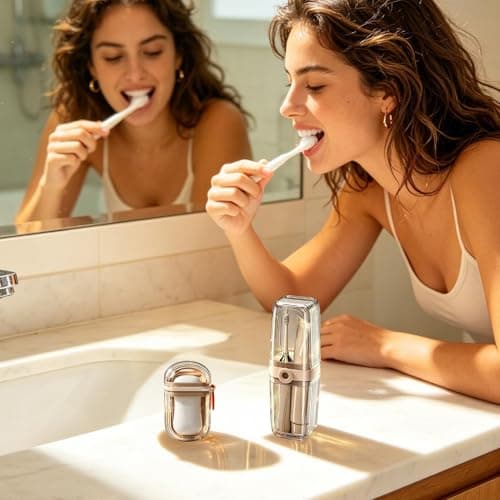 Travel Organizer Set with Toothbrush - Travel Cup and Soap Dish | Camping Hygiene Kit | Portable Personal Care Set for Travelers, Hiking, Outdoor Activities, Compact, Lightweight, Leak Proof — view 5