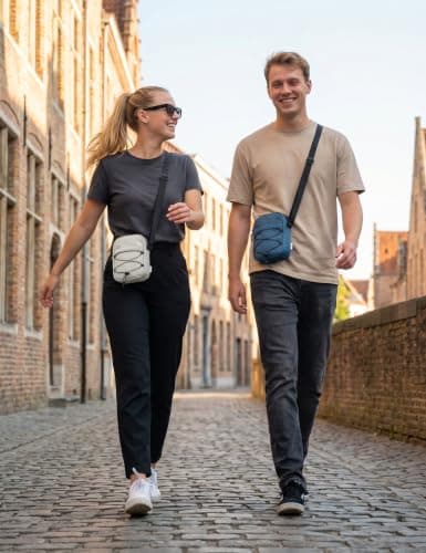 SKYSPER Small Anti-Theft Cross Body Bags for Women & Man — view 2