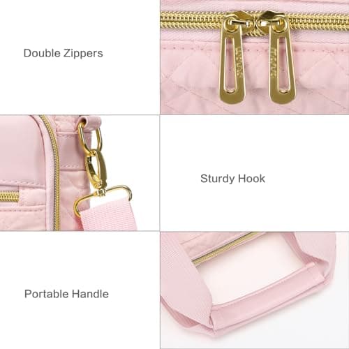 MOSISO Laptop Case Bag 16 inch, Briefcase for Women Men, Pink — view 4