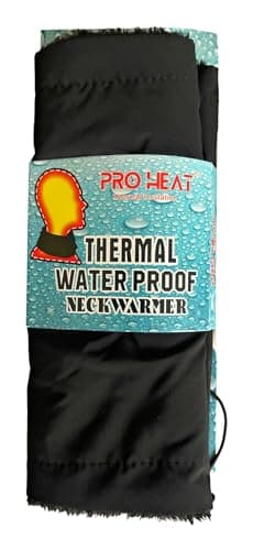Unisex Black Thermal Fleece Neck Warmer, Waterproof, Windproof Winter Snood Scarf for Cycling, Motorcycle, Sports Running, Ideal Winter Gift — view 2