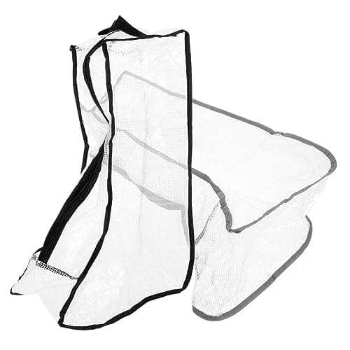 Luxshiny 2pcs Shoe Storage Bag Travel Boots Organizer Reusable Zippered Household Storage Pouch for Home Walking Boots