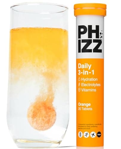 Phizz Electrolytes Tablets, Daily Hydration and Multivitamin, 20 Servings