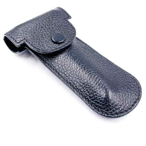 Parker Safety Razor Double Edge Safety Razor Travel Case - Leather Case with Snap-Lock Design - Compatible with Standard Double Edge Safety Razors — view 3