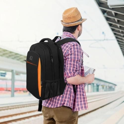MATEIN Travel Laptop Backpack, Work Bag Lightweight Laptop Bag — view 5