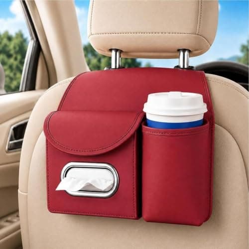Pxcewdcx Car Seat Back Organizer Multifunctional Auto Headrest Storage — view 3