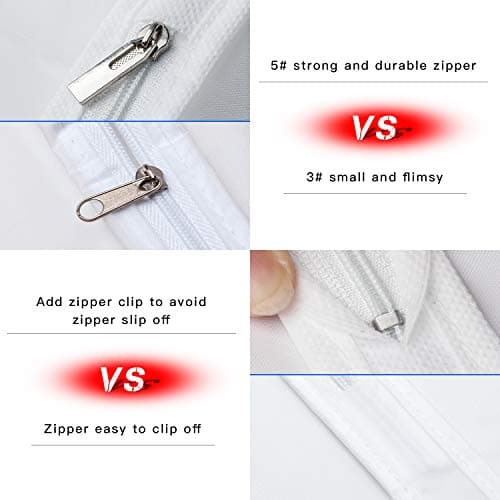 Univivi Suit Bags for Men, 12 Pack Travel Garment Bags, Breathable Clothes Covers Protector Bags, Transparent Waterproof Dustproof Moth Proof Dresses Storage Bag for Wardrobe Storage (60cm x 101cm) — view 5