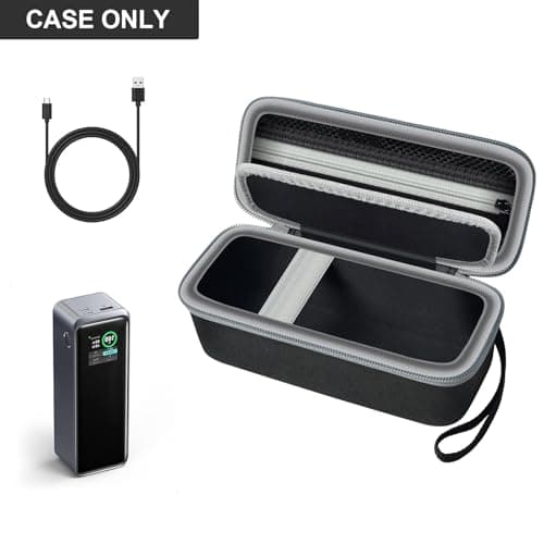 Case Compatible with Anker Prime Power Bank 27,650mAh 3-Port 250W Portable Charger, Battery Charging Station Carrying Travel Storage Holder for USB-C Chargers (Box Only) — view 2