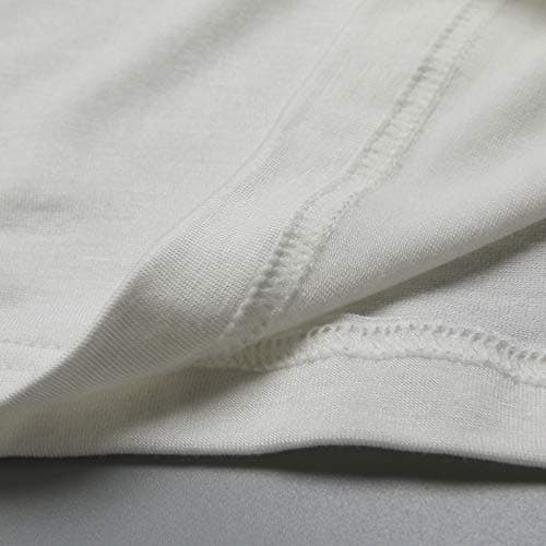 Mcilia Women's Ultrathin Modal Round Neck Thermal Underwear Set Off-White — view 6
