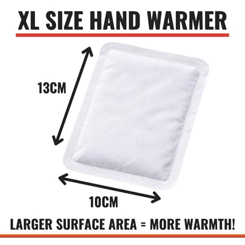 ThermPak XL Hand Warmers – Pack of 30 – Up to 20 Hours Heat – Single Use Pocket Warmers for Gloves, Sports, Camping & Outdoor Activities – 10 x 13cm — view 2