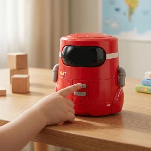 Sorandy Smart Robot for Kids, 5.1 Inch (Red) — view 5