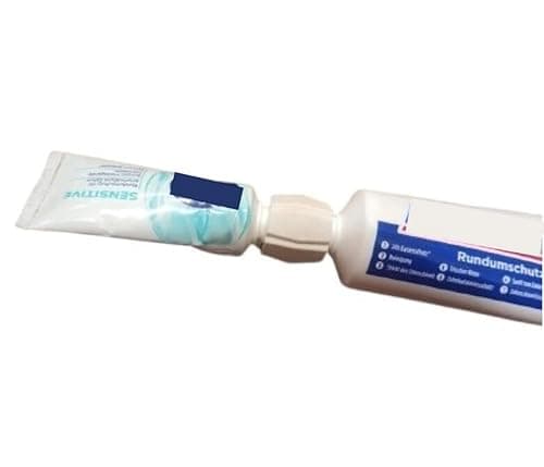 Toothpaste Tube Refill Adapter – Travel-Size Refill Attachment for Transferring Toothpaste – Plastic, Leak-Free Design for Easy Packing & Daily Use – Compact & Reusable — view 3