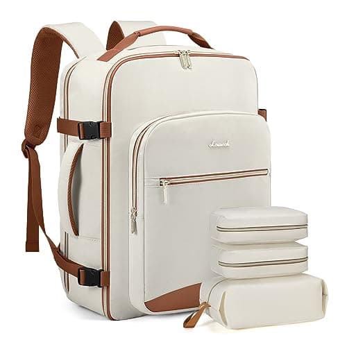LOVEVOOK Travel Backpack Cabin Size for Women, Carry On Backpacks 45L