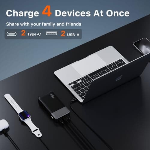 JUOVI Power Bank 45W 20000mAh Portable Charger — view 3