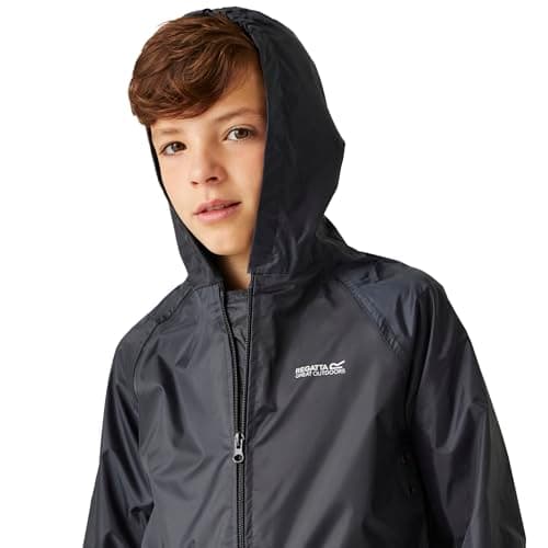 Regatta Kids' Stormbreak Waterproof Jacket Wind Resistant Hooded Outdoor Coat