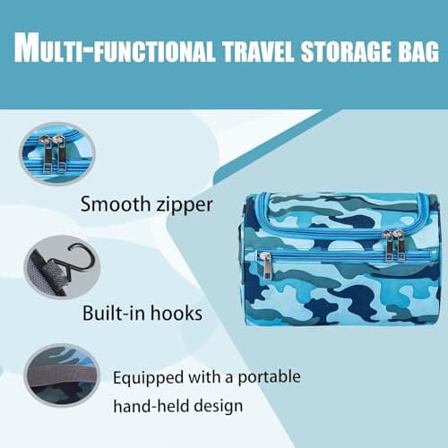 Kids Toiletry Bag, Boys Wash Bag Wash Bags for Kids Wash Bag for Travelling — view 3