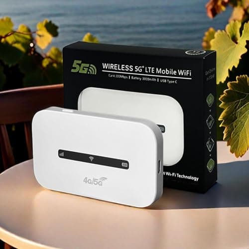 Uitseld Portable WiFi Hotspot for Travel - High Speed Travel WiFi Device Internet Hotspot Device - Compact Travel Router Mobile WiFi Hotspot for Home Offices Travel — view 3
