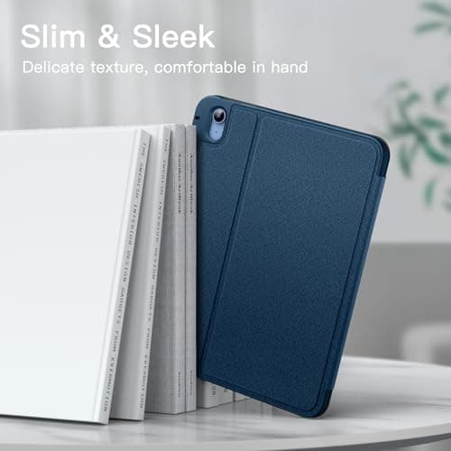 JETech Folio Case for iPad (A16) 11th/10th Gen, Navy — view 4