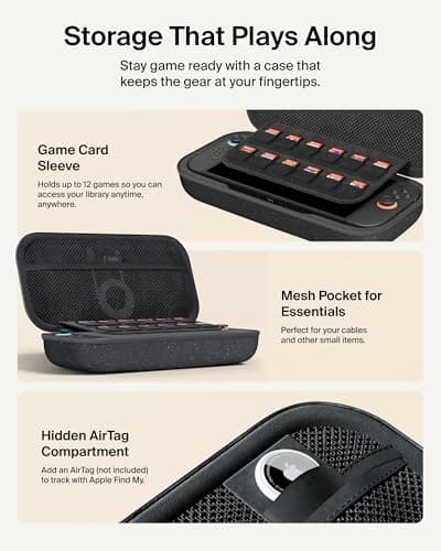 Belkin Gaming Nintendo Switch 2 Charger Case with 10K Power Bank - Charcoal — view 6