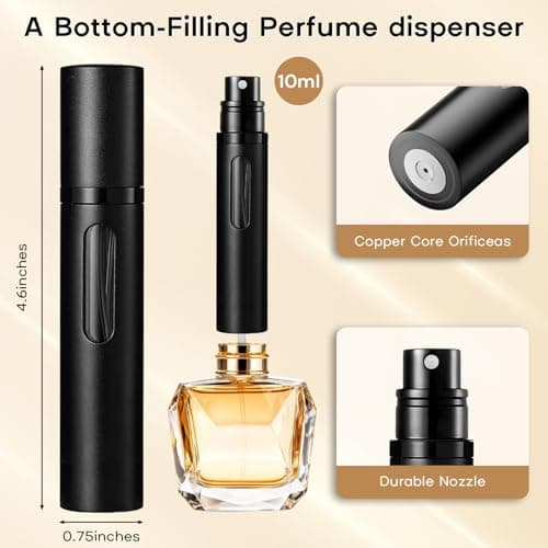 JOOMOKO Perfume Atomiser 10ml Travel Perfume Bottle Atomiser Spray Bottle — view 2