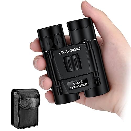 Flintronic 40 x 22 HD Telescope Mini Binoculars Waterproof Portable, Foldable Compact Pocket Size Small and Lightweight for Adults Sightseeing, Bird Watching, Hiking, Camping