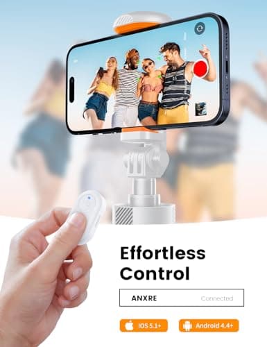 ANXRE 71"/180cm Phone Tripod for Phone＆Camera,NT79 Extendable Selfie Stick — view 6