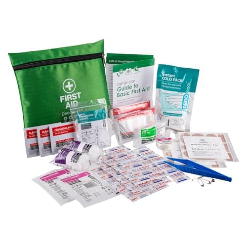 Deca+Med Premium First Aid Kits | Safety Essentials for Home, Office, Car, Caravan, Travel, and Camping (Small First Aid Kit)
