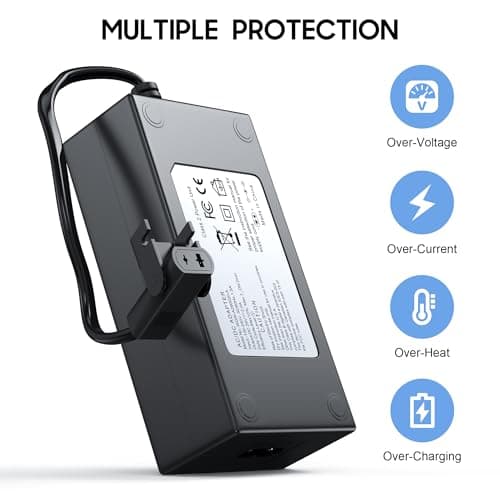 Ohcans Universal Electric Couch Power Recliner Adapter 29V 2A Power Supply Transformer 2-Pin Cord for Recliner Lift Chair Plugs Reclining Sofa Charger AC/DC Switching Cable — view 4