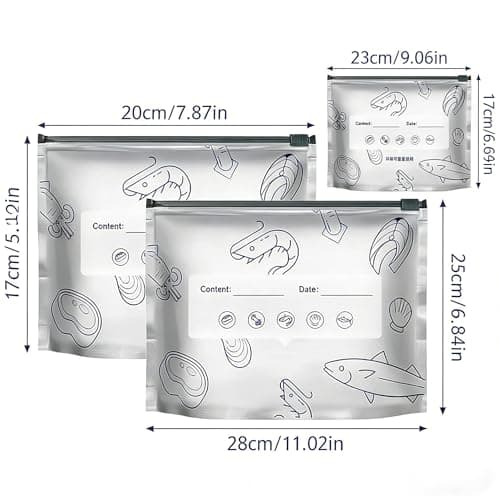 30 PCS Reusable Aluminum Foil Sealable Bags — view 2