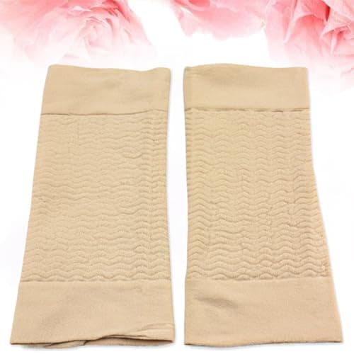 GANAZONO Slim Arm Sleeve 1 Pair Polyester Khaki Compression Upper Arm — view 6