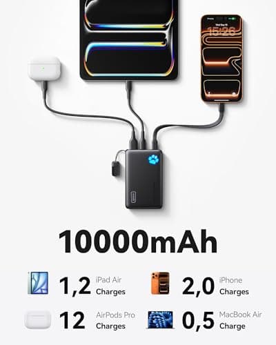 INIU 45W Fast Charging Power Bank, 40% Smaller 10000mAh Portable Charger — view 5