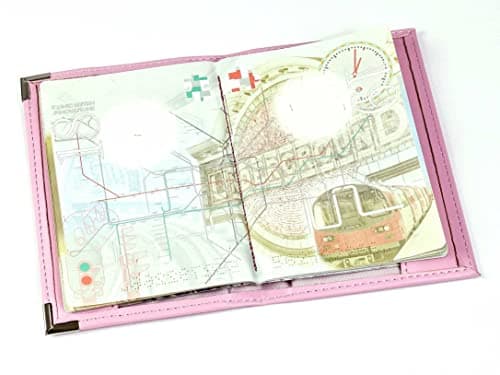 Esposti British Passport Holder | UK Passport Wallet | UK Passport Cover | Non EU | Premium PU Leather | Silver Protective Corners | Pink — view 5